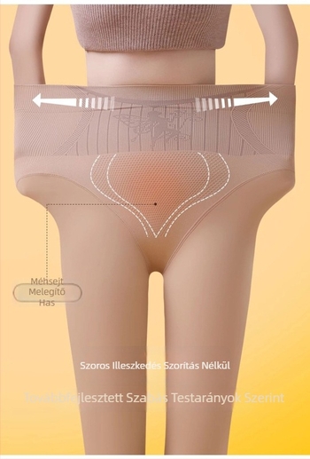 Női harisnya nude bőrtónusban, egyrétegű, nylon, közepes vastagság