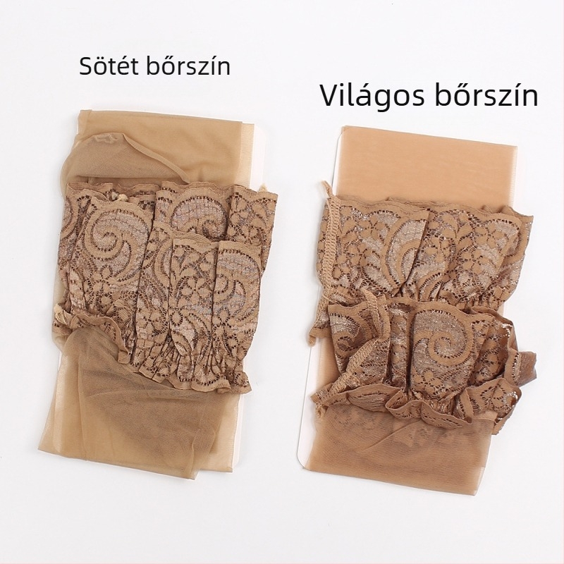 BEILEISI csipkés szegéllyel, 10 cm szilikon csúszásmentes harisnyák 2072
