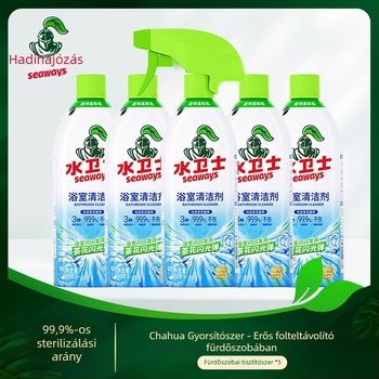 Water Guardian fürdőszobai tisztító spray – vízkő eltávolítás és folteltávolítás WC- és üvegfelületeken