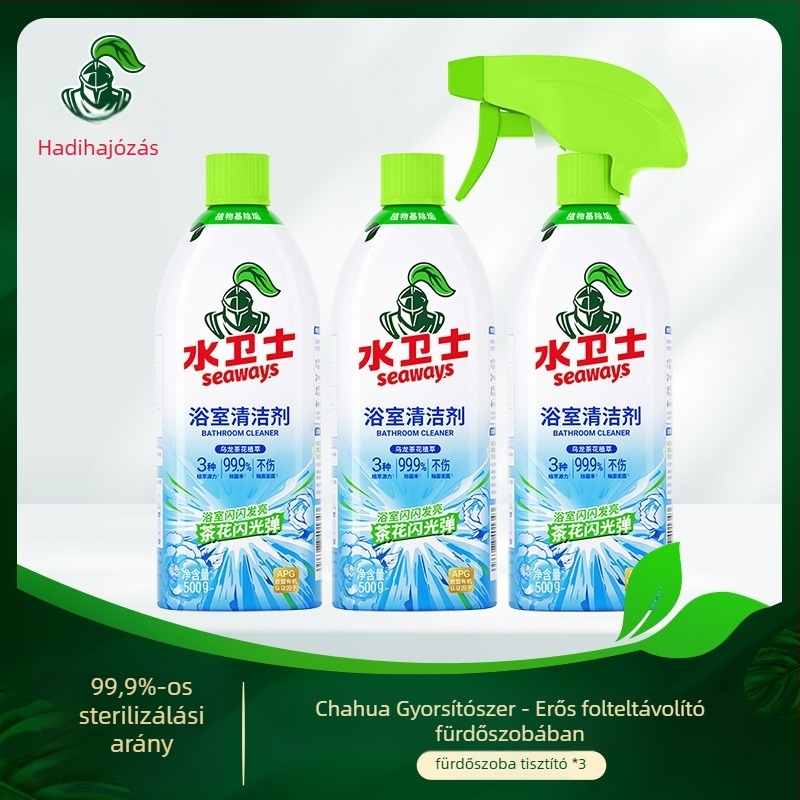 Water Guardian fürdőszobai tisztító spray – vízkő eltávolítás és folteltávolítás WC- és üvegfelületeken