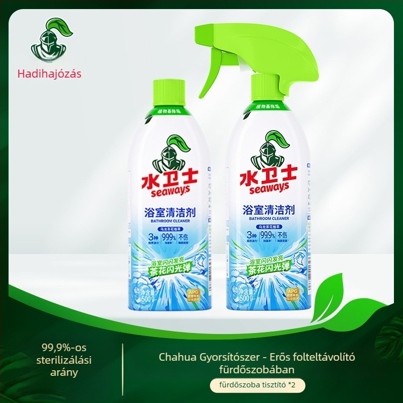 Water Guardian fürdőszobai tisztító spray – vízkő eltávolítás és folteltávolítás WC- és üvegfelületeken