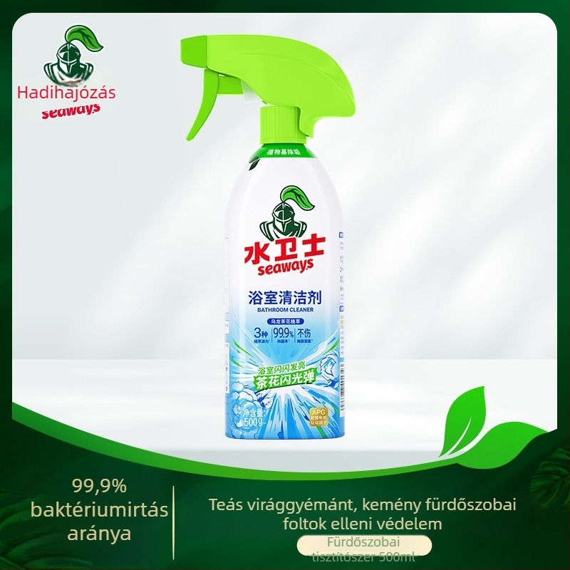 Water Guardian fürdőszobai tisztító spray – vízkő eltávolítás és folteltávolítás WC- és üvegfelületeken
