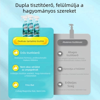 Momo Mindenre használható habzó tisztítószer oxálsavval – WC, fürdőszoba és csempék számára – mélytisztítás, mészlerakódás eltávolítása, foltok eltávolítása