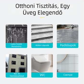 Momo Mindenre használható habzó tisztítószer oxálsavval – WC, fürdőszoba és csempék számára – mélytisztítás, mészlerakódás eltávolítása, foltok eltávolítása