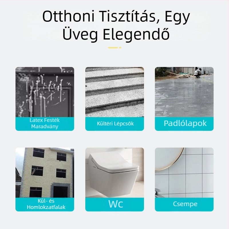 Momo Mindenre használható habzó tisztítószer oxálsavval – WC, fürdőszoba és csempék számára – mélytisztítás, mészlerakódás eltávolítása, foltok eltávolítása