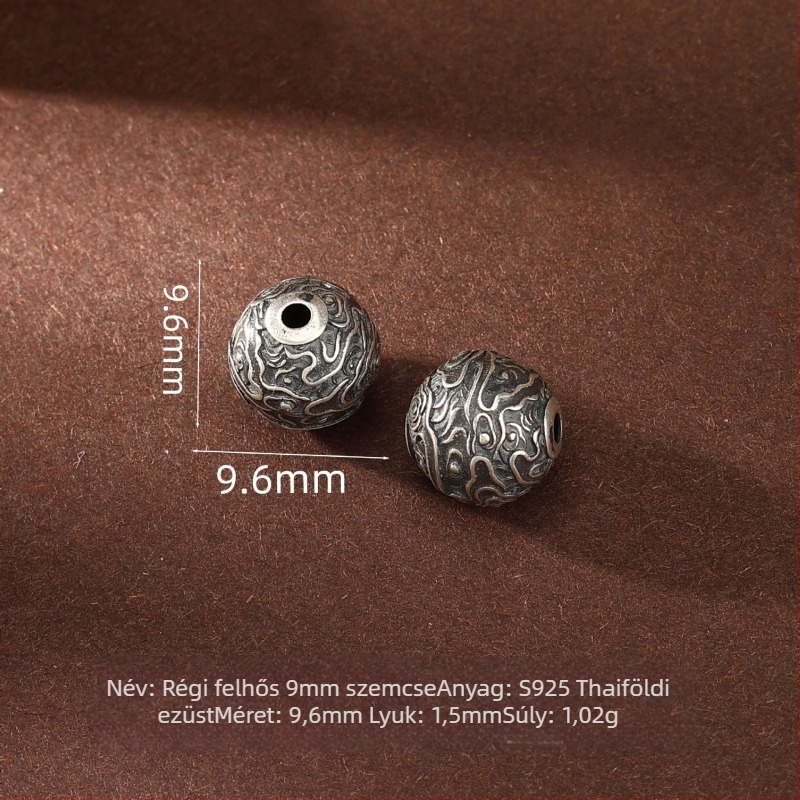 DIY ékszerkészítés kiegészítői • 925 ezüst • elektroplakálás • új kínai stílus • nemesi minta