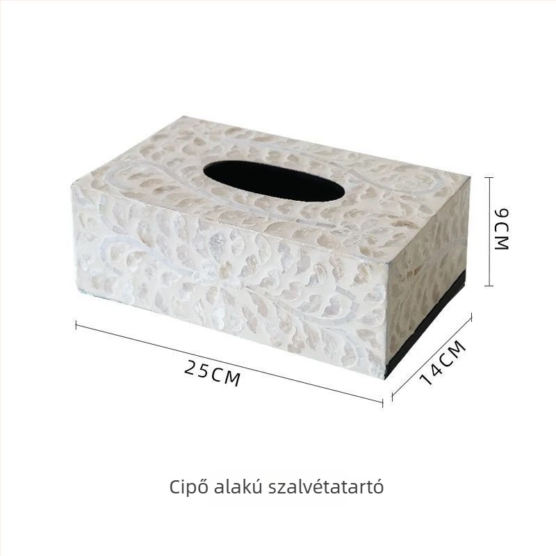 Szalvétatartó doboz – PET anyag, Modell 985, Modern minimalista stílus, Többfunkciós, Autó használatra