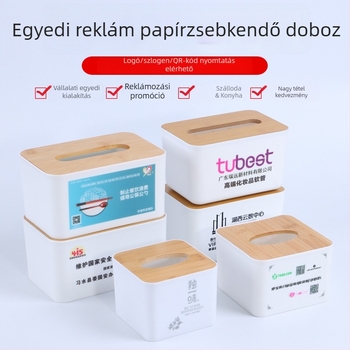 PP-szervetétartó doboz logóval, testreszabható, modell 999, többfunkciós, modern stílus