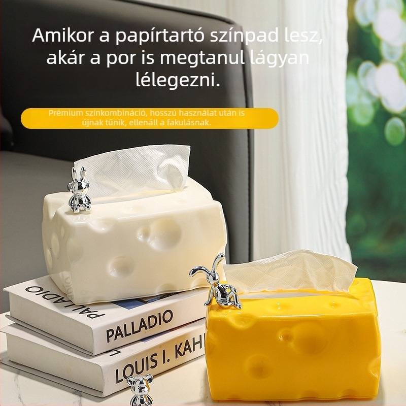 Elektroplatt hatású műanyag szalvétatartó – modern minimalista stílus, sokoldalú, autóba, nappaliba és fürdőszobába