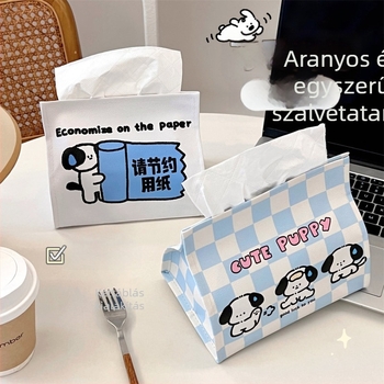 PVC anyagú zsebkendő tartó, vízálló és többfunkciós – modell: zsebkendőfedél, autó, nappali és fürdőszoba számára, csomagolás 100