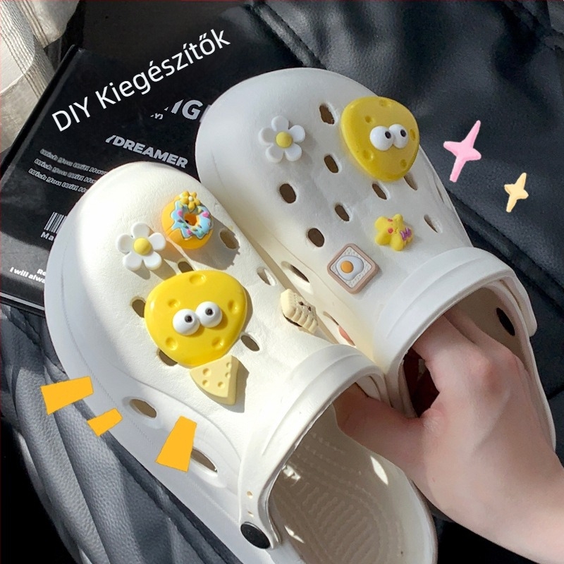 3D virágos cipő dísz, DIY kiegészítő szandálokra és hétköznapi cipőkre, modell PJ001, Duoduo stílus