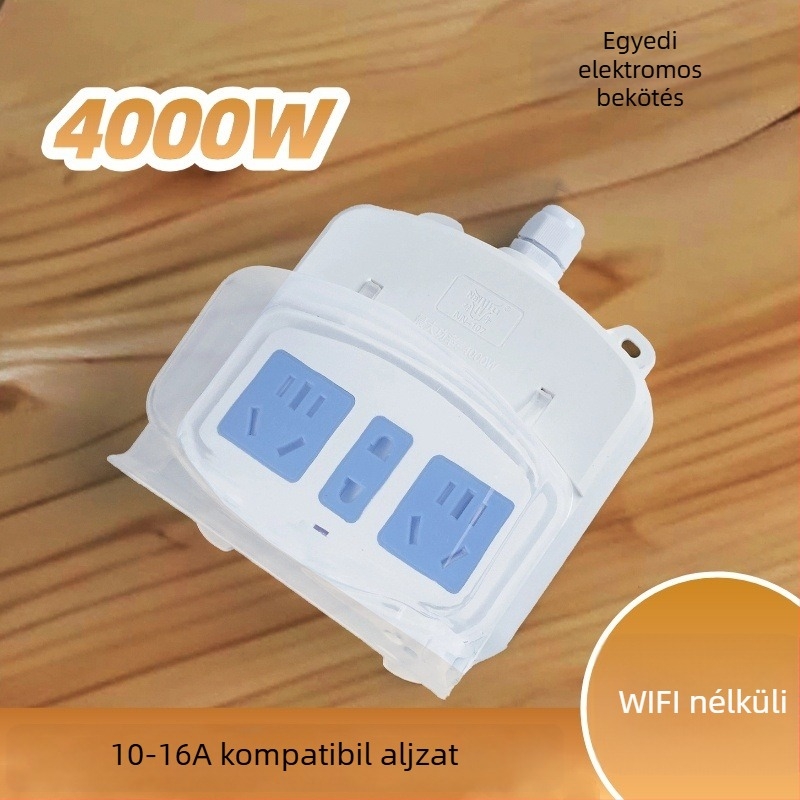 Kültéri esőálló fürdőszobai hosszabbító fedéllel és csatlakozóval bojlerhez és intelligens WC-fedélhez (Márka: Resistant to cattle; Átalakítás: Igen)