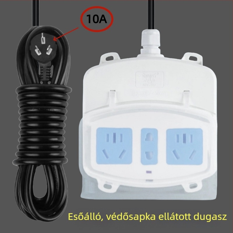 Kültéri esőálló fürdőszobai hosszabbító fedéllel és csatlakozóval bojlerhez és intelligens WC-fedélhez (Márka: Resistant to cattle; Átalakítás: Igen)