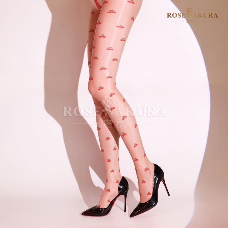 Nylon harisnyanadrág nyitott intim résszel (T-crotch), ultra vékony 5D, minta 3283093