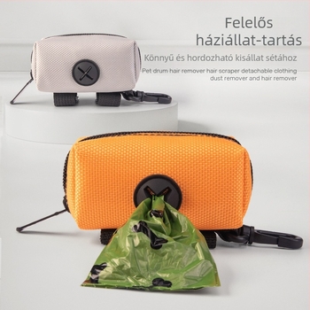 Állati ürülék zacskó tároló táska, poliészter, mintázat: Solid, közepes puhaságú