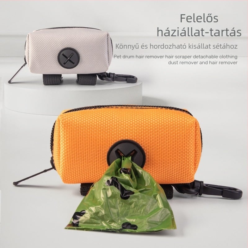 Állati ürülék zacskó tároló táska, poliészter, mintázat: Solid, közepes puhaságú
