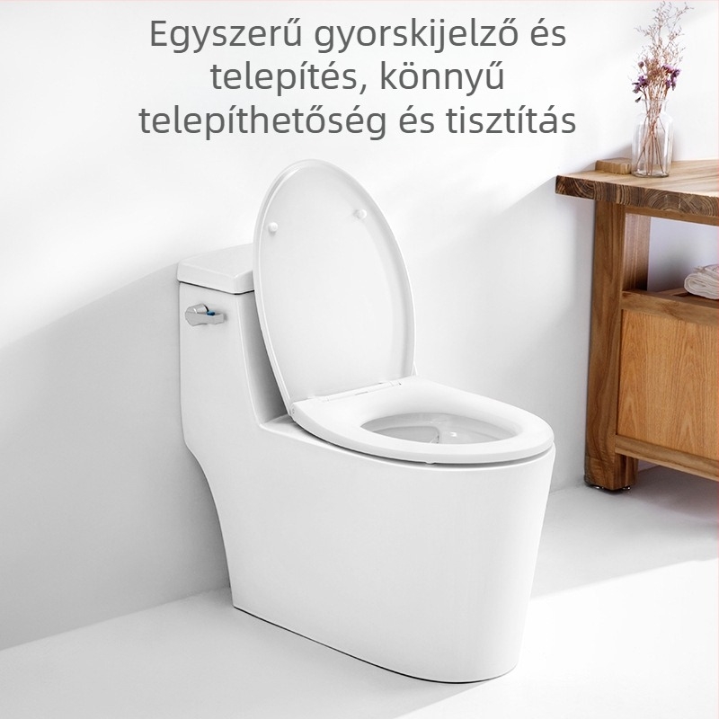 Okos WC-ülőke otthoni használatra, univerzális, elektromos lágy-zárás, állandó hőmérsékletű fűtés, modell LY-TR005B