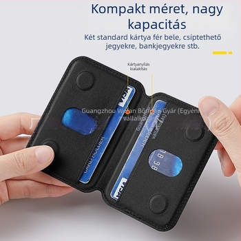 MagSafe-kompatibilis mágneses kártyatartó és állvány iPhone-hoz
