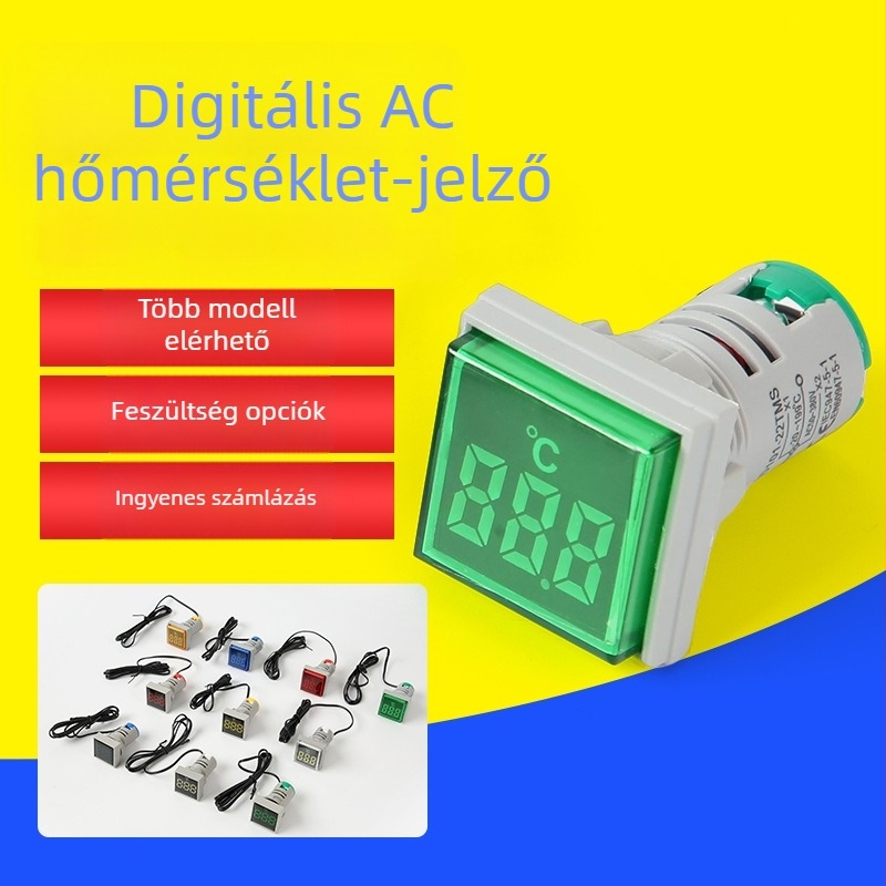 Digitális AC voltmérő kétfunkciós: voltmérő és ampermérő – Hong Kong Expo márka – CCC tanúsítvány elektromos készülékekhez