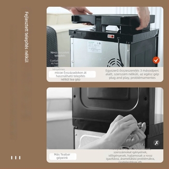 Four Seasons Music Teabár-gép Otthoni és Irodai Használatra – Intelligens Központi Vezérlés – Beépített Vízadagoló