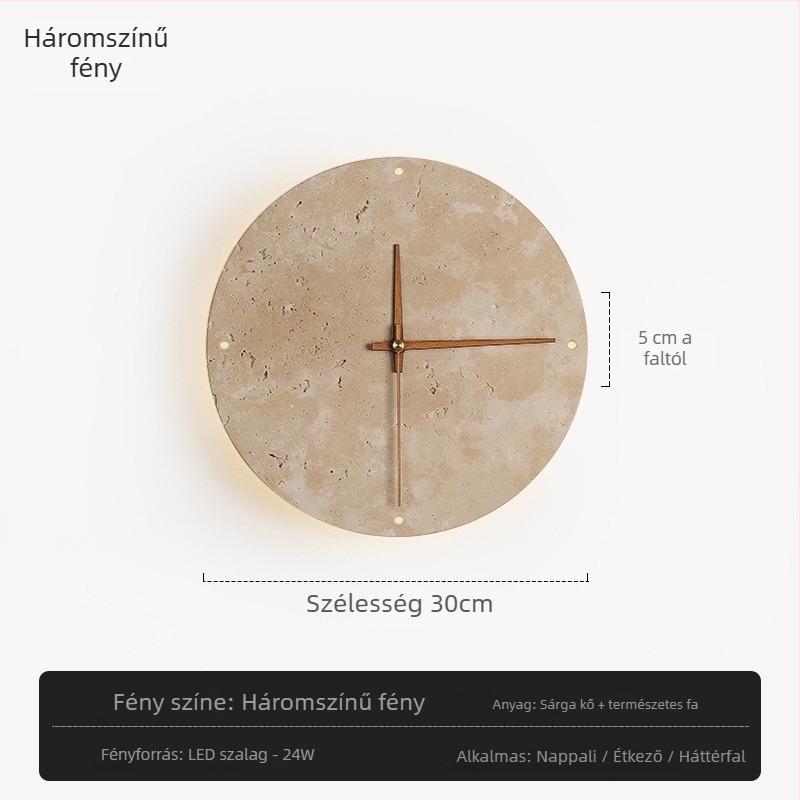 Fali lámpa márvány árnyékolóval és testtel, LED fényforrás, modern minimalist stílus, kompatibilis Mijia Smart és TmallGenie
