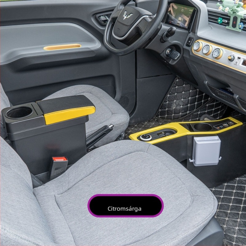 Wuling Hongguang Mini EV középső kartámasz doboz – műanyag, Bo hao márka, modell mini, kompatibilis a mini EV-vel