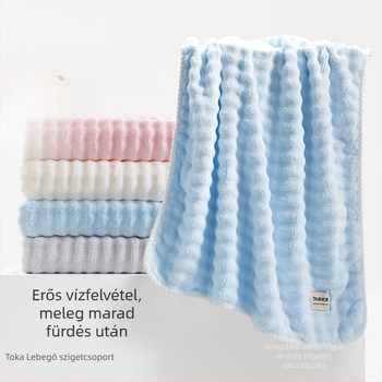 Csecsemő fürdő törölköző, tiszta pamut, 150D fonal