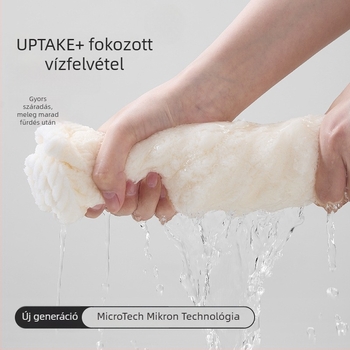 Csecsemő fürdő törölköző, tiszta pamut, 150D fonal