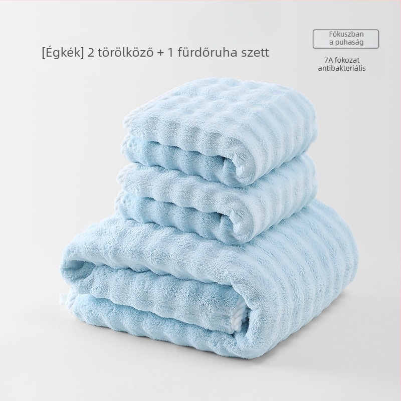 Csecsemő fürdő törölköző, tiszta pamut, 150D fonal