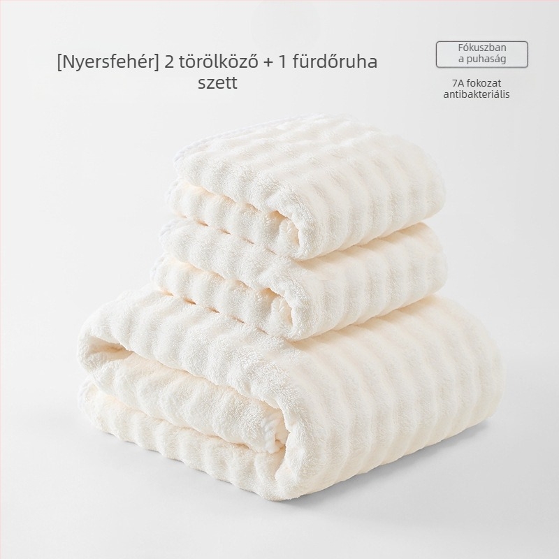 Csecsemő fürdő törölköző, tiszta pamut, 150D fonal