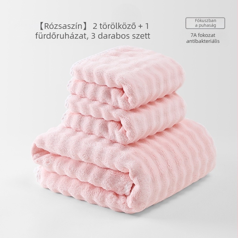 Csecsemő fürdő törölköző, tiszta pamut, 150D fonal