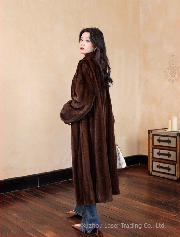 Greenminks női műszőrme kabát álló gallér, hosszú ujjú, középhosszú (50–65 cm), tél 2025