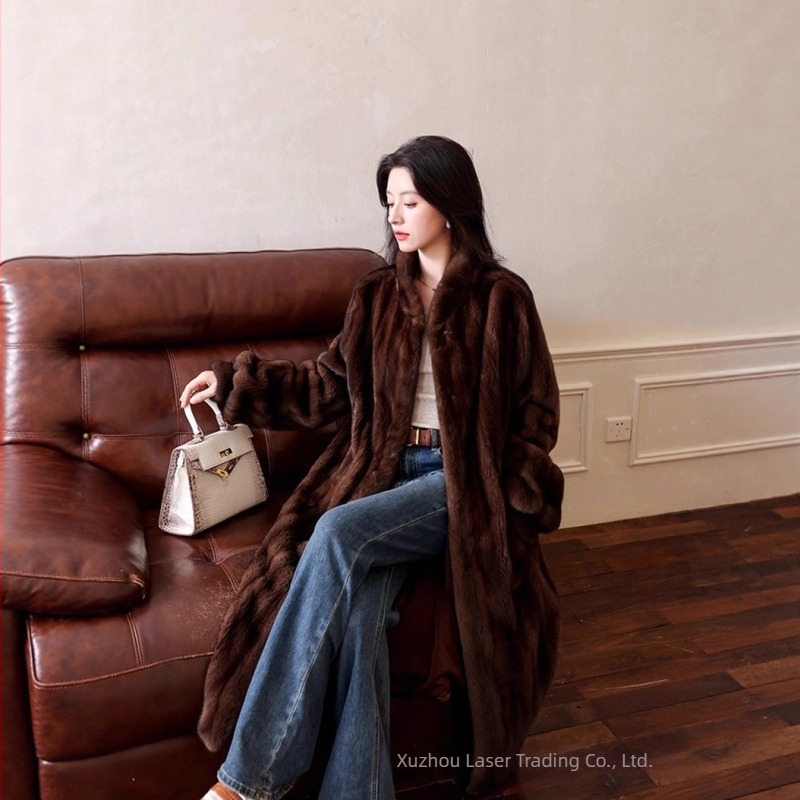 Greenminks női műszőrme kabát álló gallér, hosszú ujjú, középhosszú (50–65 cm), tél 2025