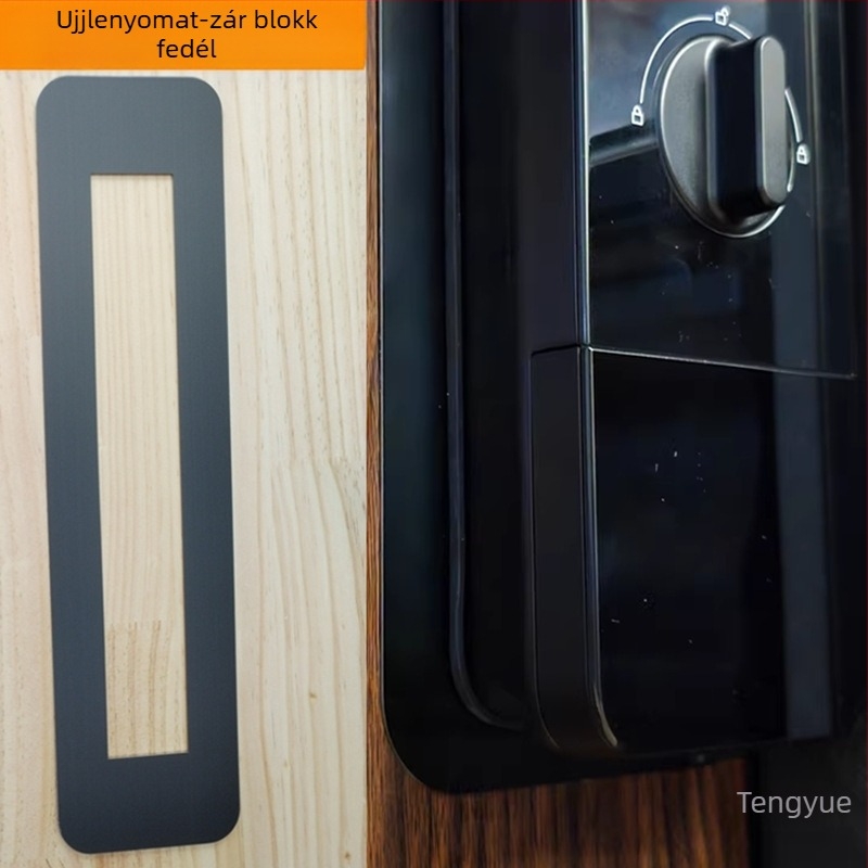 Ujjlenyomat-zár lyuk blokkoló dekoratív fedél ajtóhézagok tömítésére