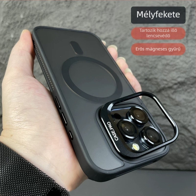 iPhone 17-hez készült matt felületű mágneses objektív tartóval és hűtő lencse filmmel