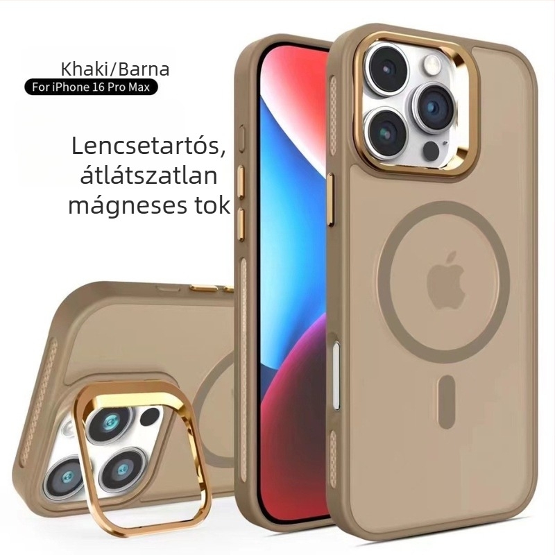 iPhone 17-hez készült matt felületű mágneses objektív tartóval és hűtő lencse filmmel
