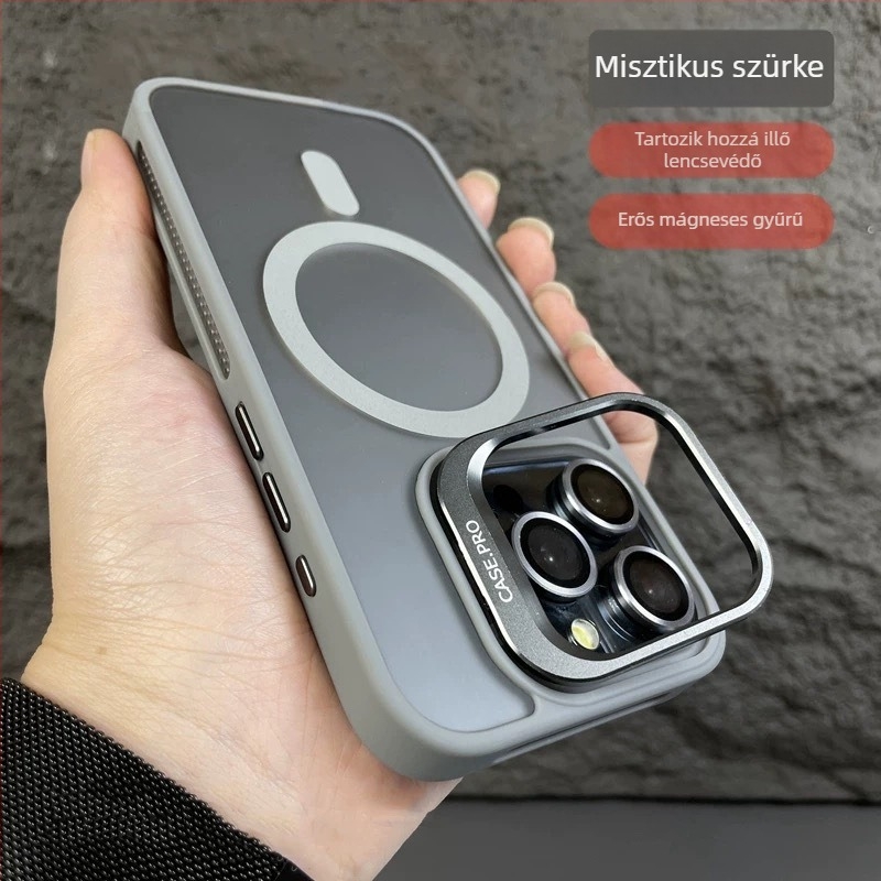 iPhone 17-hez készült matt felületű mágneses objektív tartóval és hűtő lencse filmmel