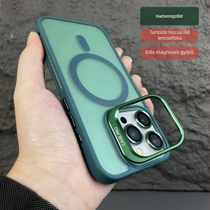 iPhone 17-hez készült matt felületű mágneses objektív tartóval és hűtő lencse filmmel