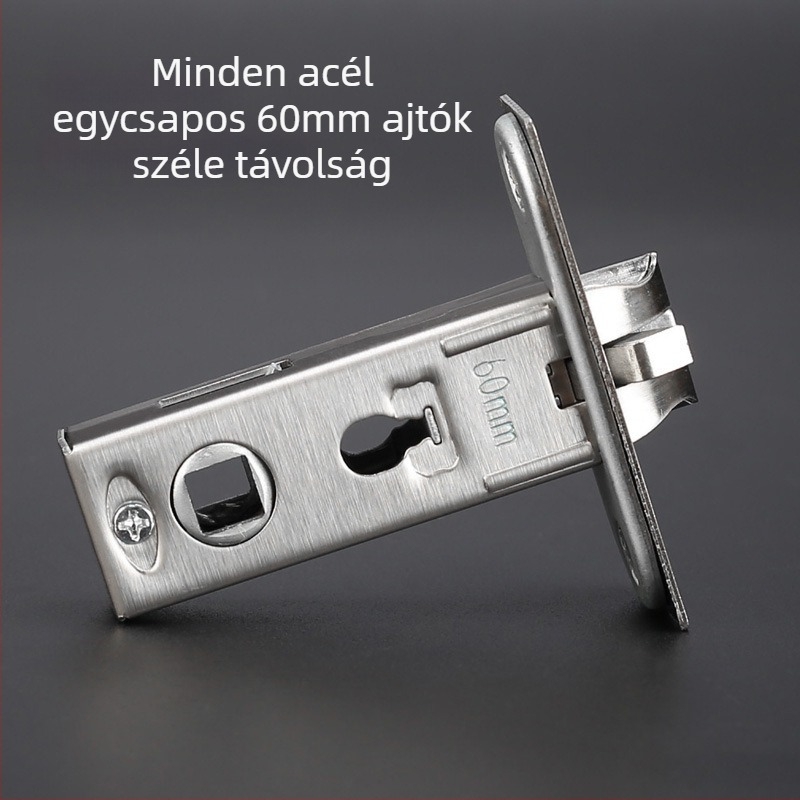 Gu Le 304 rozsdamentes acél egynyelvű zártest beltéri ajtókhoz, All-Steel modell, modern egyszerű stílus