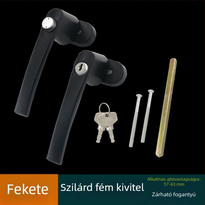 Spring Plastic ajtózár cink ötvözetből, biztonsági kulccsal és kétoldali fogantyúval, modell CY-holding hands, modern stílus