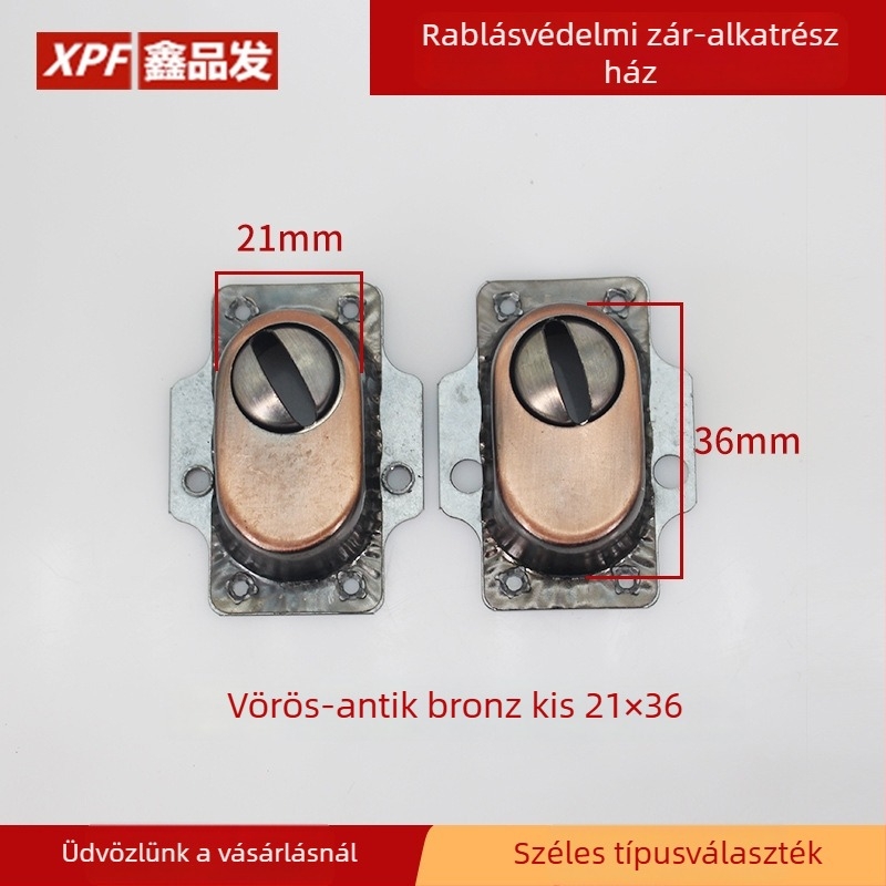 Xinpinfa zárvédő cilinderfedéllel – Interlocker modell, vasból készült, ajtóvédelmi lopás elleni megoldás, modern minimalista stílus.
