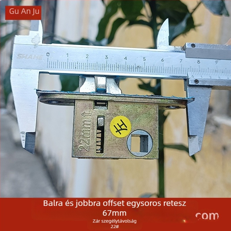 Amio B2225 zártest — cink ötvözet, beltéri ajtózár, modern minimalist stílus