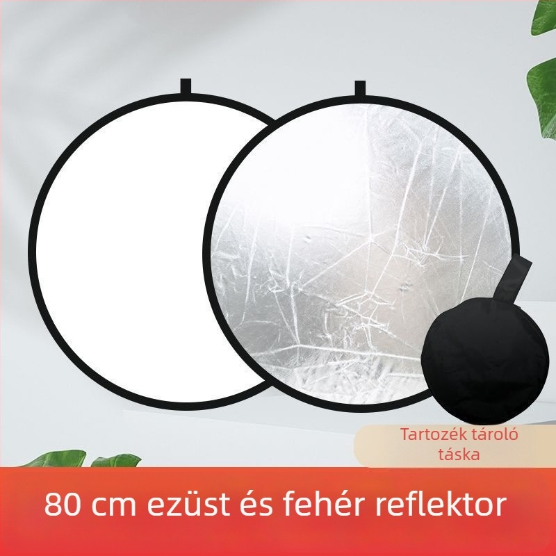 Összecsukható, hordozható lágyfény-reflektor portréfotózáshoz – háttérfal termékfotózáshoz