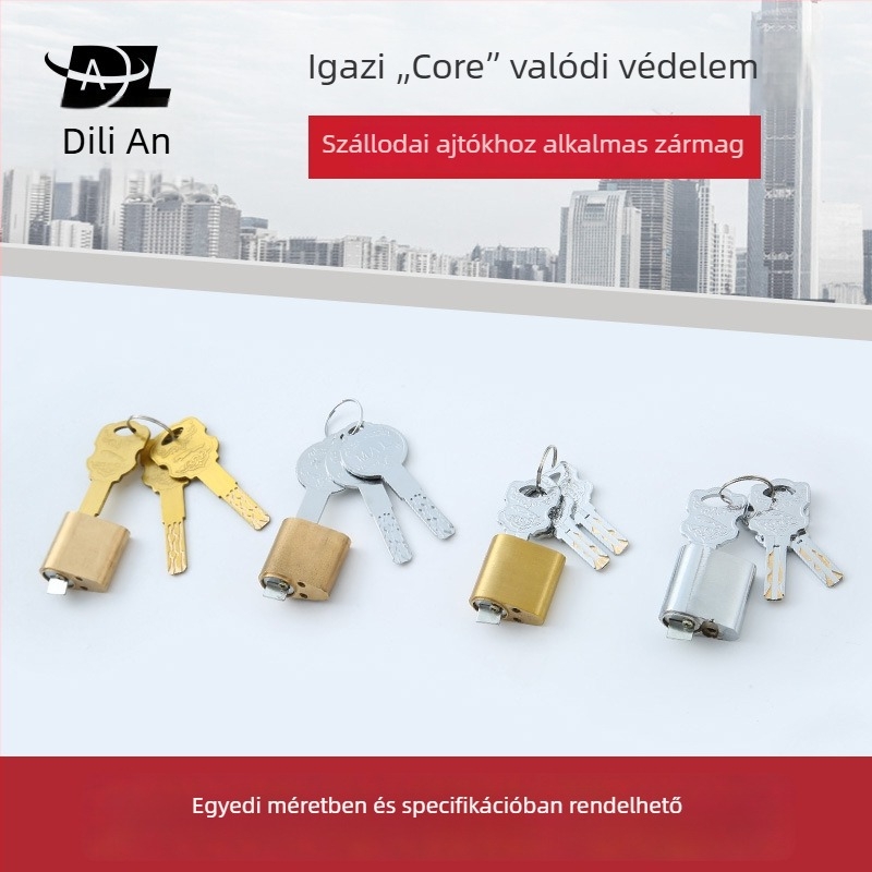 Zárbetét, réz, Ruibao márka, modell: zárbetét, modern minimalizmus