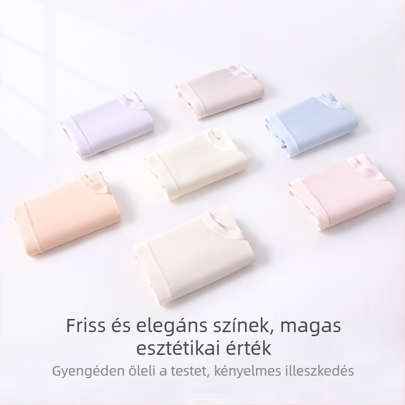 60S Lenzing Modal női alsónemű, középmagas derekú, pamutbetéttel, légáteresztő, antibakteriális, egyszínű