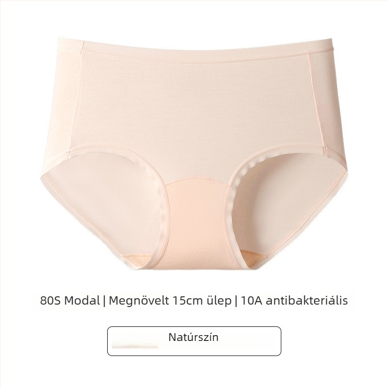 60S Lenzing Modal női alsónemű, középmagas derekú, pamutbetéttel, légáteresztő, antibakteriális, egyszínű