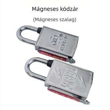 Biztonsági lakat mérődobozhoz, ötvözetes acél test, oldalnyíló mágneses zár, modell XTE-CGMMS