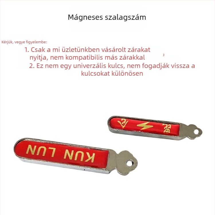 Biztonsági lakat mérődobozhoz, ötvözetes acél test, oldalnyíló mágneses zár, modell XTE-CGMMS