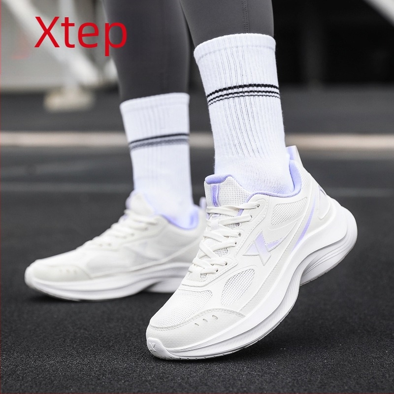 XTEP Special Step légáteresztő hálós futócipők vastag talppal, ütéscsillapítás, könnyű sportcipők