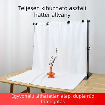 Asztali fotózás hátteretartó állvány, teljesen kihúzható gantry, termék- és ékszerfotózáshoz